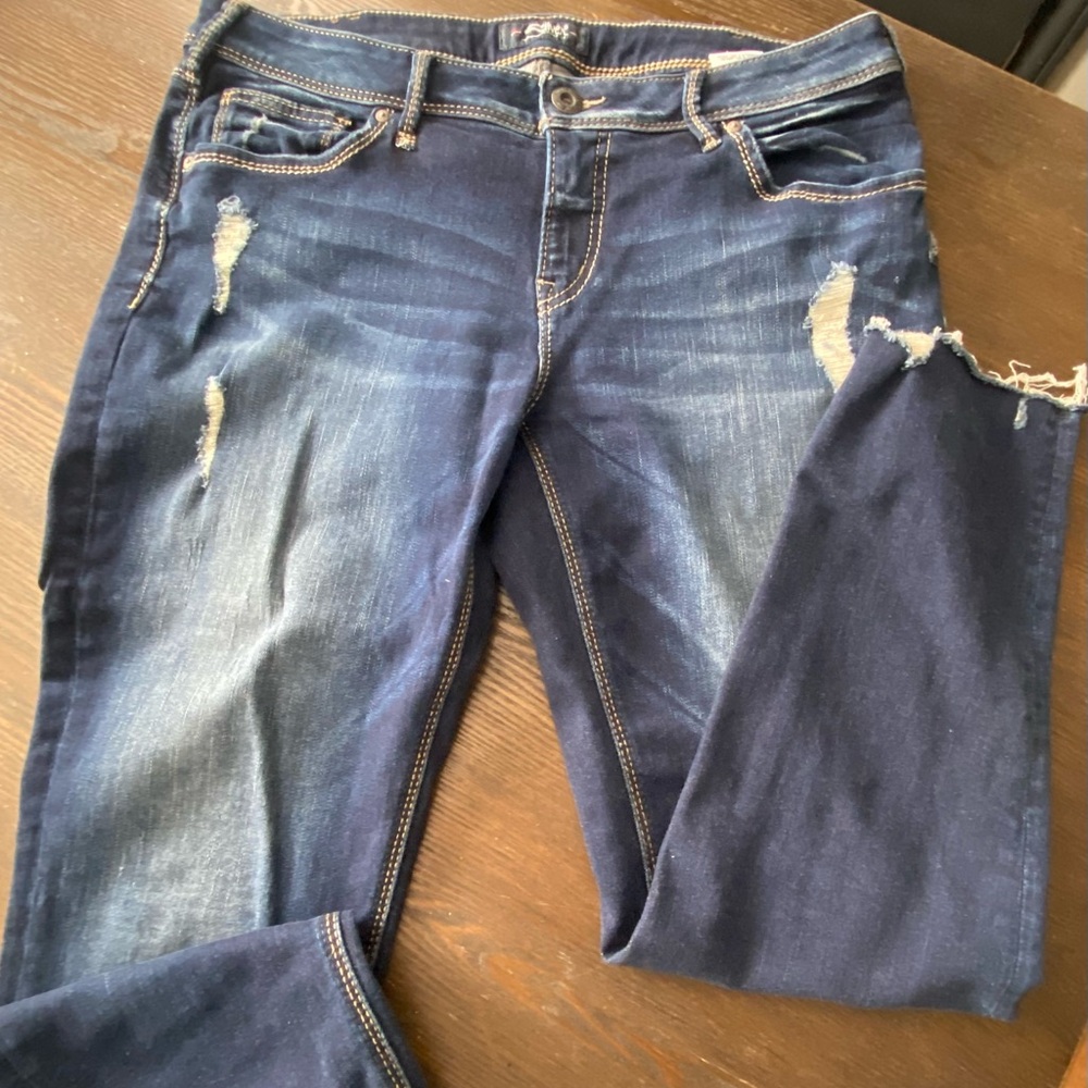 Silver Jeans Blue Skinny Denim